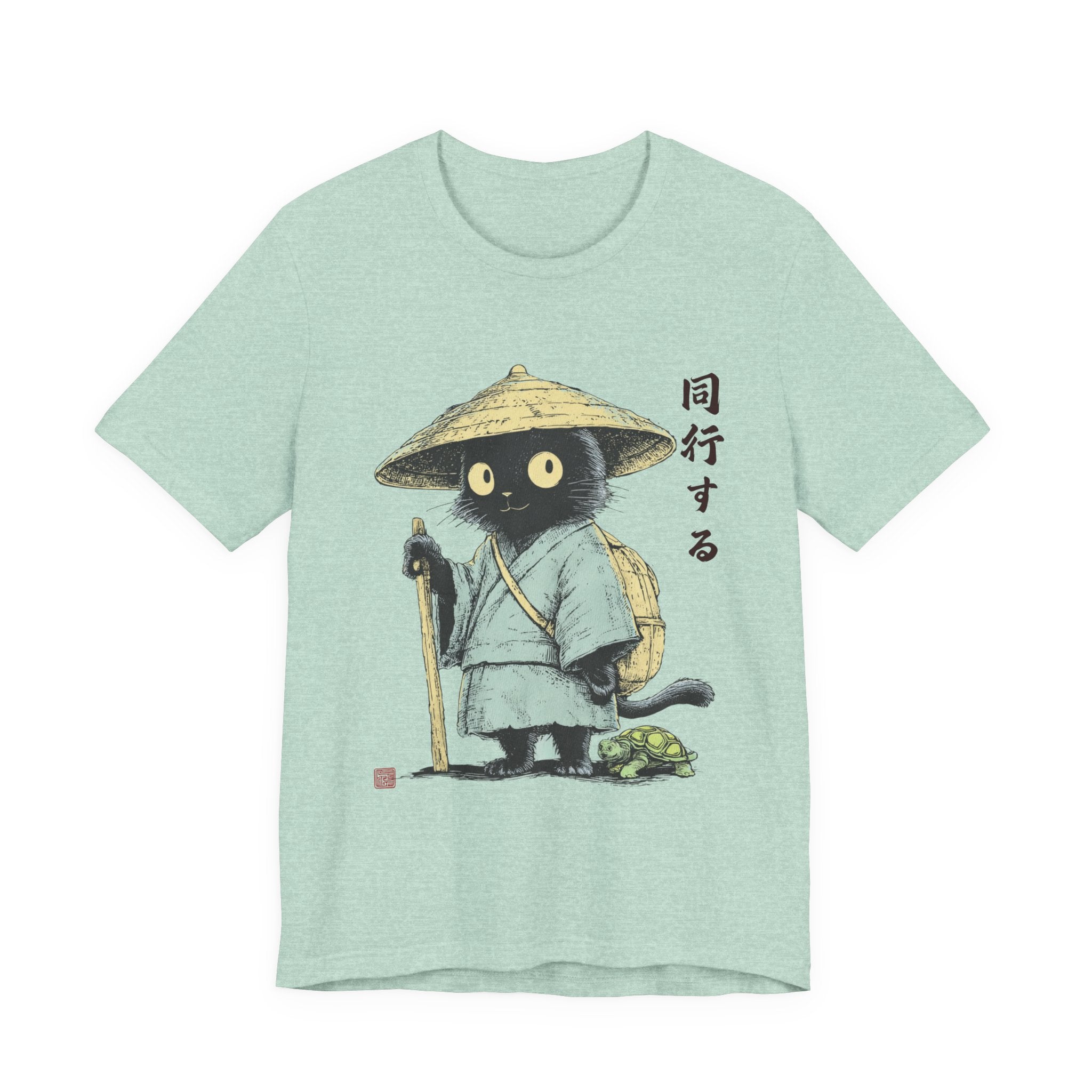 Japanese-Inspired Unisex Tee ,Love & Peace