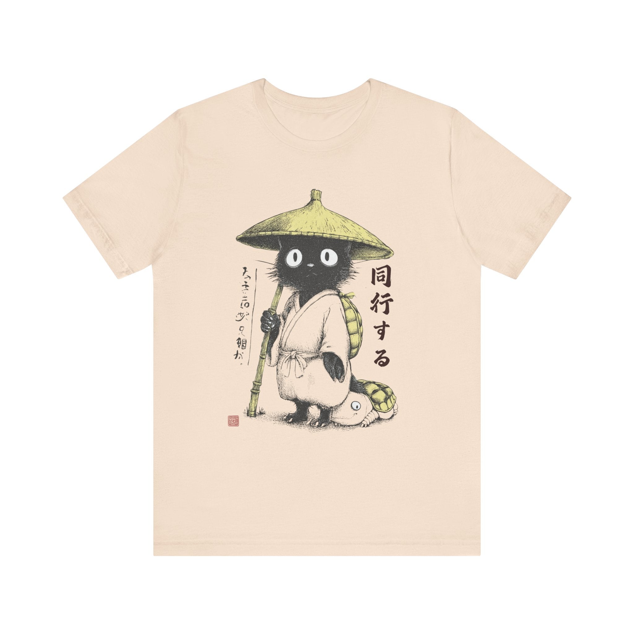 Japanese-Inspired Unisex Tee ,Love & Peace