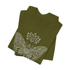 Butterfly Lotus OM Tee — Yoga Lotus Tee