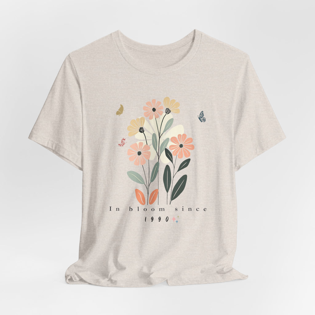 Personalized Birth Year Flower Shirt