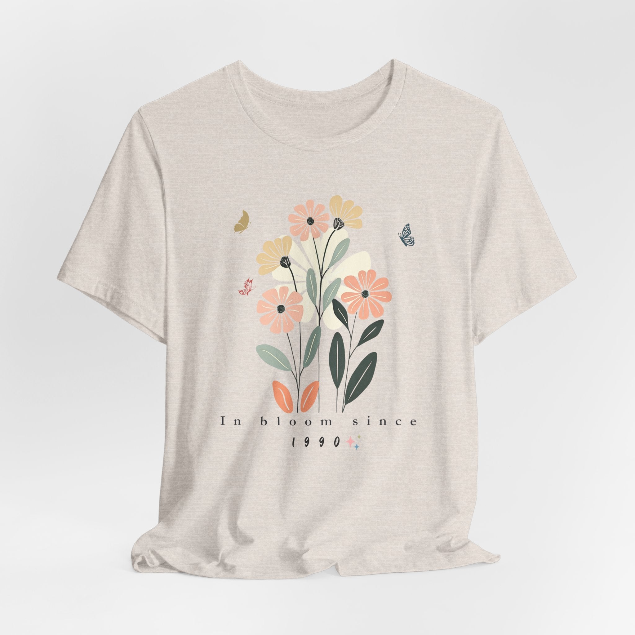 Personalized Birth Year Flower Shirt