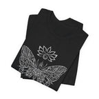 Butterfly Lotus OM Tee — Yoga Lotus Tee