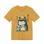 Japanese Style Cute Animal Graphic Tee with Quiet Love