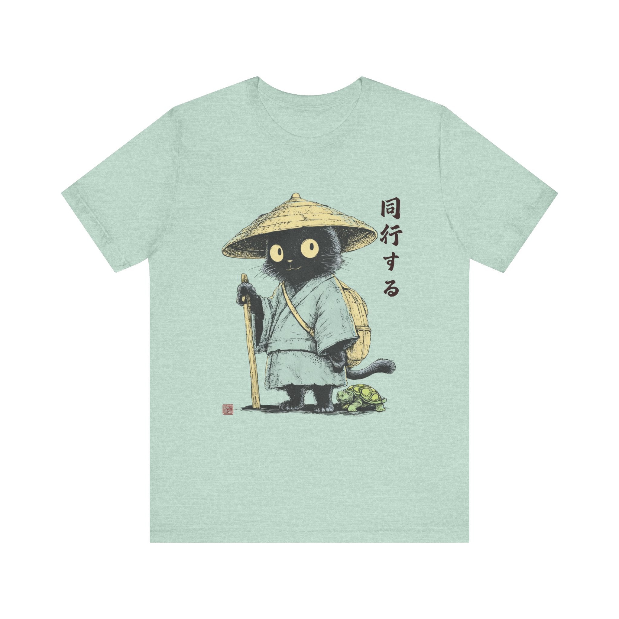Japanese-Inspired Unisex Tee ,Love & Peace