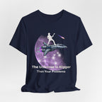 Galaxy Crew Tee — "The Universe is Bigger Than Your Problems" T‑Shirt