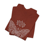 Butterfly Lotus OM Tee — Yoga Lotus Tee