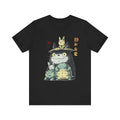 Japanese Style Cute Animal Graphic Tee with Quiet Love