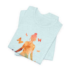 I Am The Storm meditation silhouette Tee | watercolor lotus, butterflies