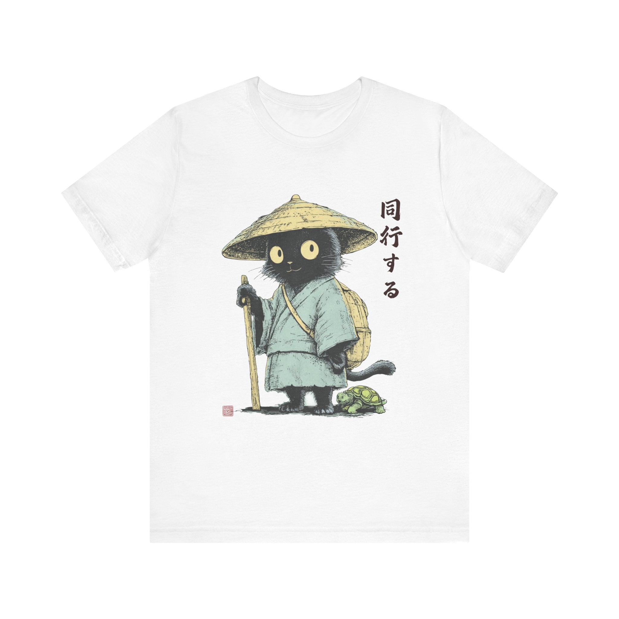 Japanese-Inspired Unisex Tee ,Love & Peace