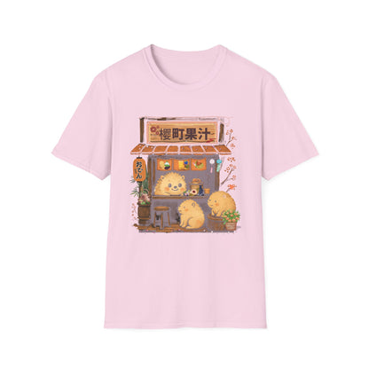 Cute Animal Japanese Cafe Unisex Tee