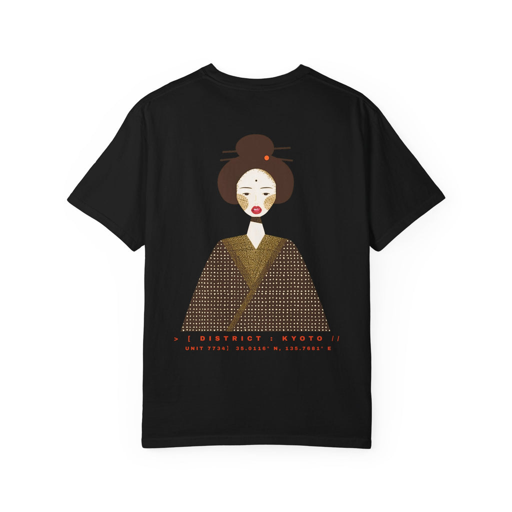 The Untamed Geisha| Japanese Style Tee | Kyoto Portrait Graphic Tee
