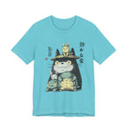 Japanese Style Cute Animal Graphic Tee with Quiet Love