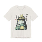 Japanese Style Cute Animal Graphic Tee with Quiet Love