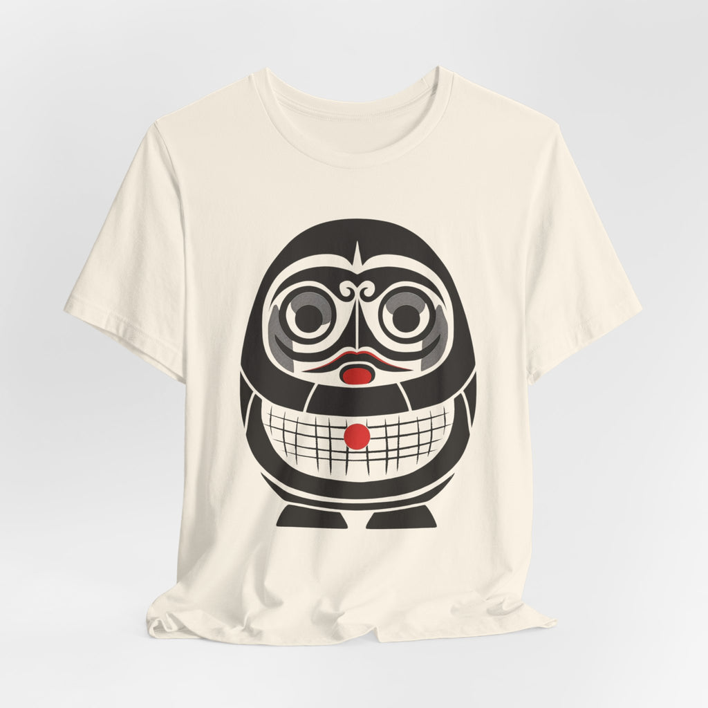 Geometric Daruma Modern Art Tee]
