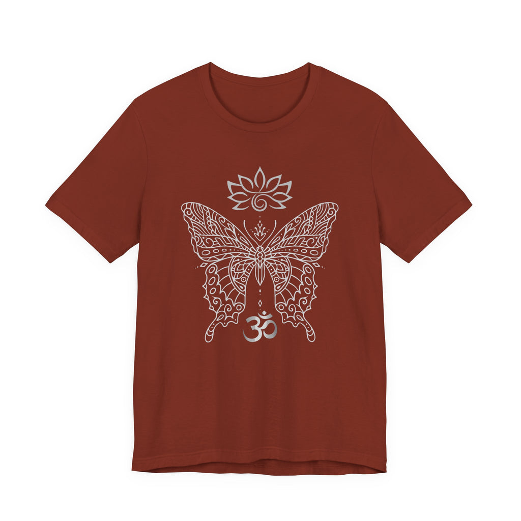 Butterfly Lotus OM Tee — Yoga Lotus Tee