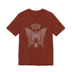 Butterfly Lotus OM Tee — Yoga Lotus Tee