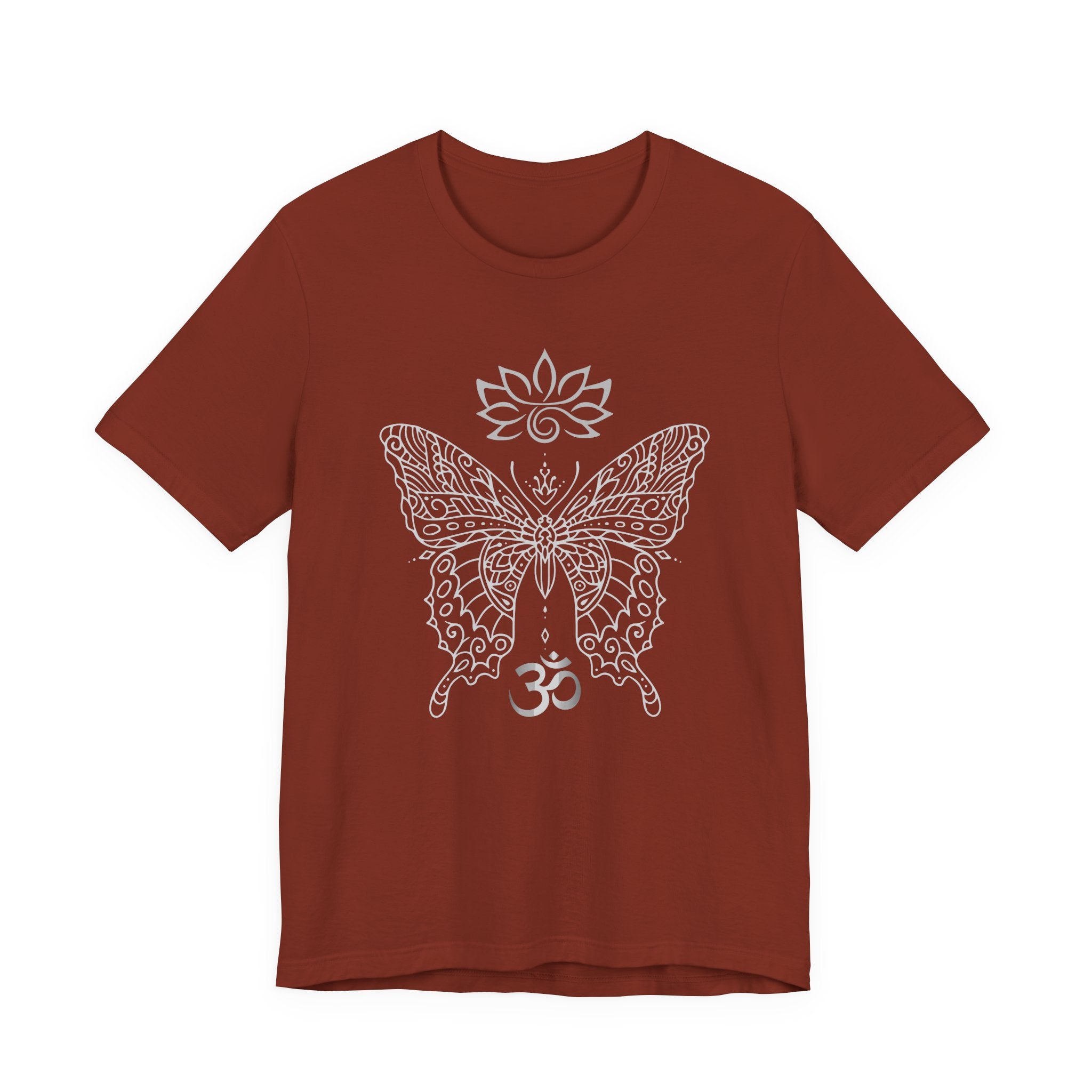 Butterfly Lotus OM Tee — Yoga Lotus Tee