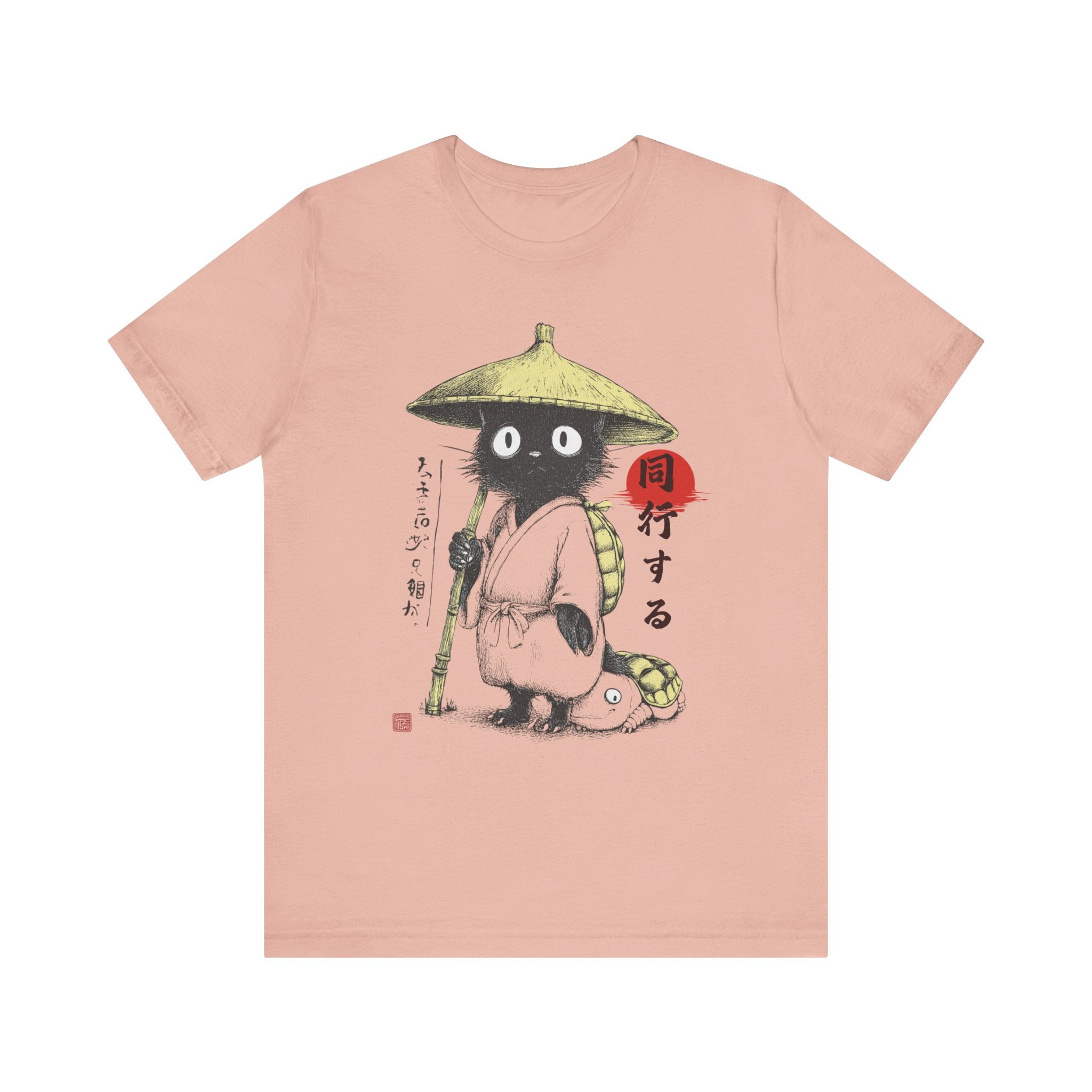 Japanese-Inspired Unisex Tee ,Love & Peace