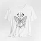 Butterfly Lotus OM Tee — Yoga Lotus Tee