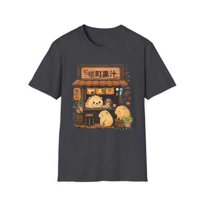 Cute Animal Japanese Cafe Unisex Tee