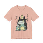 Japanese Style Cute Animal Graphic Tee with Quiet Love