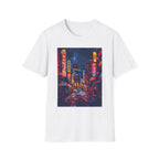 Japanese Urban Nightscape , Street Art Tee