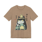 Japanese Style Cute Animal Graphic Tee with Quiet Love
