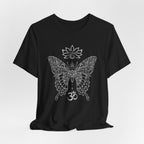 Butterfly Lotus OM Tee — Yoga Lotus Tee