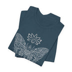 Butterfly Lotus OM Tee — Yoga Lotus Tee