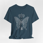 Butterfly Lotus OM Tee — Yoga Lotus Tee