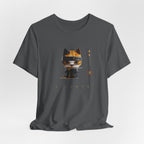 Ninja Cat Minimalist Aesthetic Tee