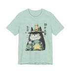 Japanese Style Cute Animal Graphic Tee with Quiet Love