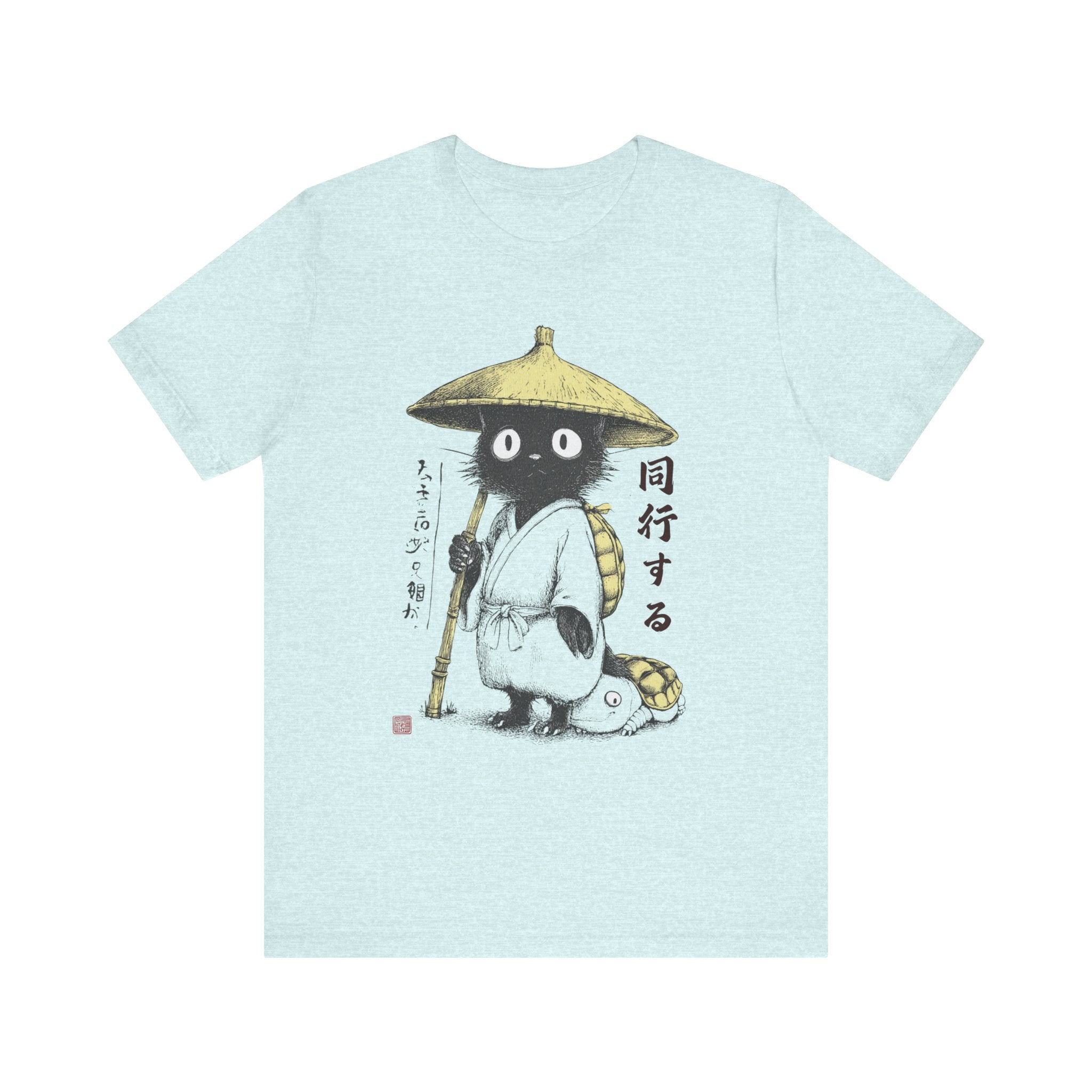 Japanese-Inspired Unisex Tee ,Love & Peace