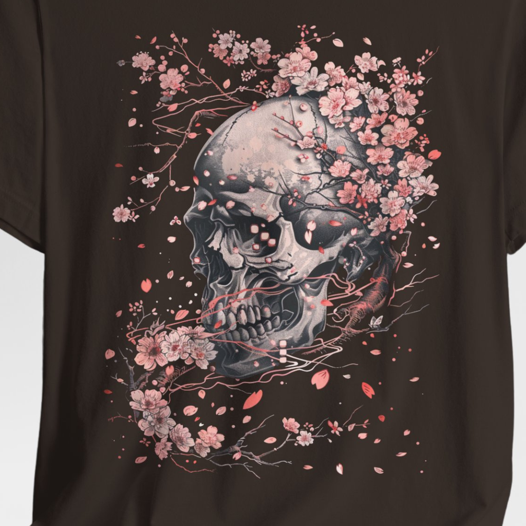 Trendy Skeleton Art T-Shirt for Unique Style