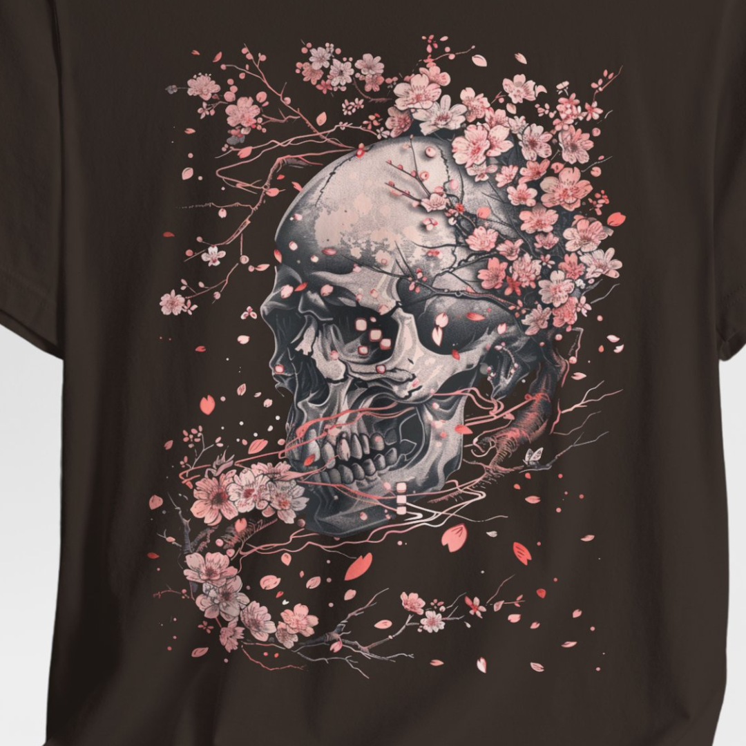 Trendy Skeleton Art T-Shirt for Unique Style