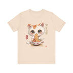 Japanese Style Cute Cat Ramen Tee
