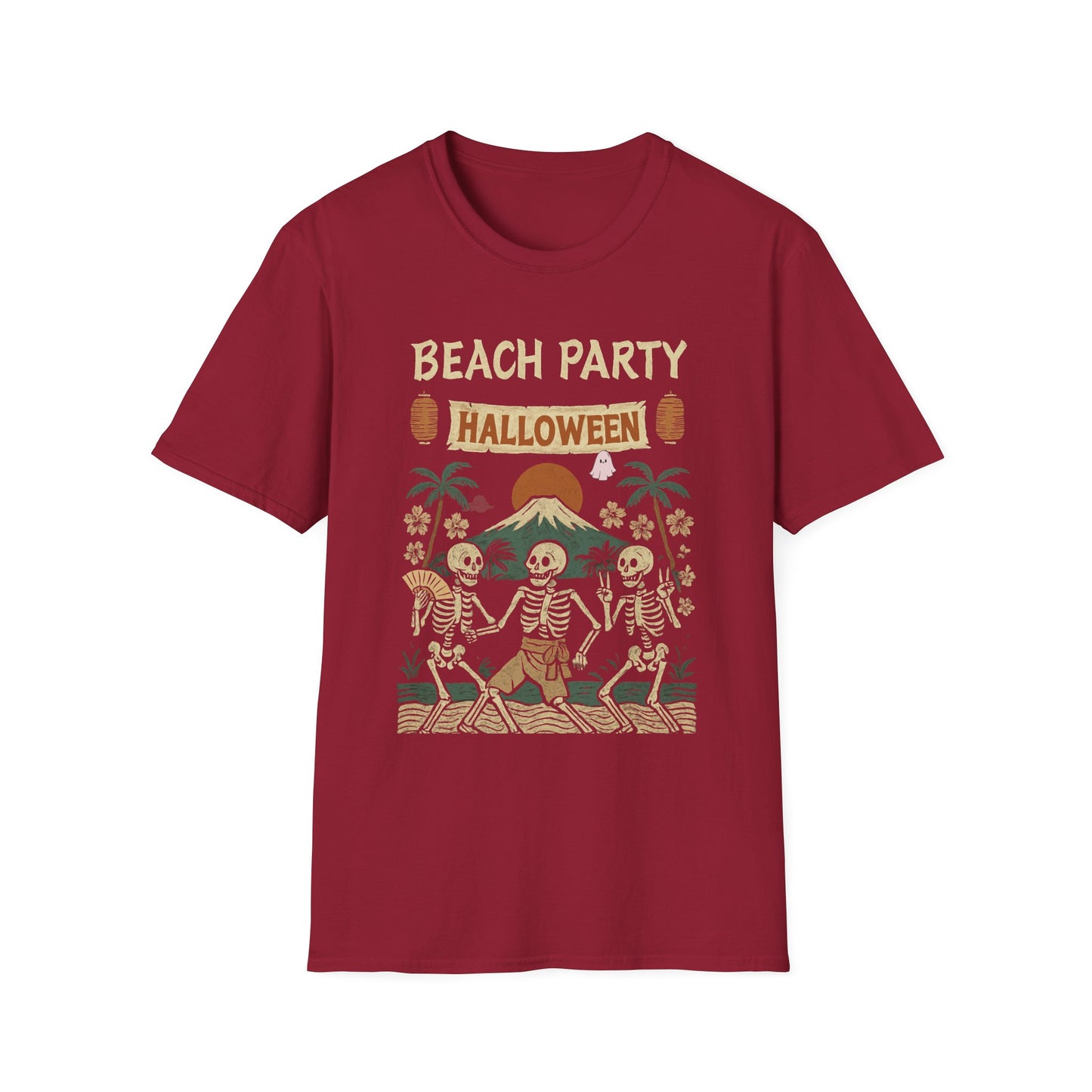 Beach Party Halloween Casual Tee