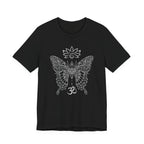 Butterfly Lotus OM Tee — Yoga Lotus Tee