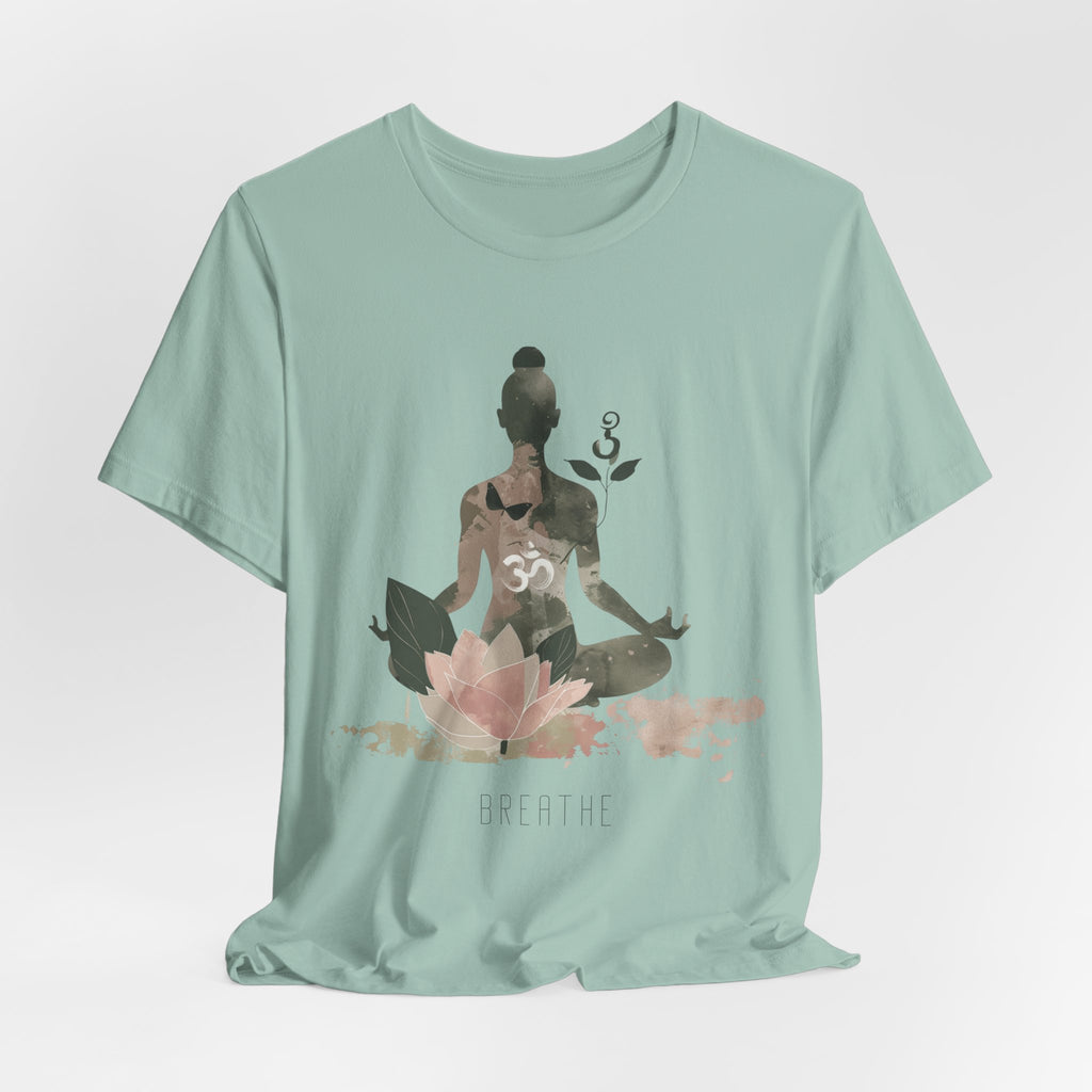 STILLNESS T-Shirt — Mindful Yoga Tee for Calm & Wellness