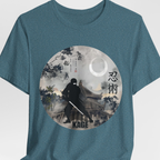 Ninja Kage Tee — Japanese Moonlit Samurai Graphic T-Shirt