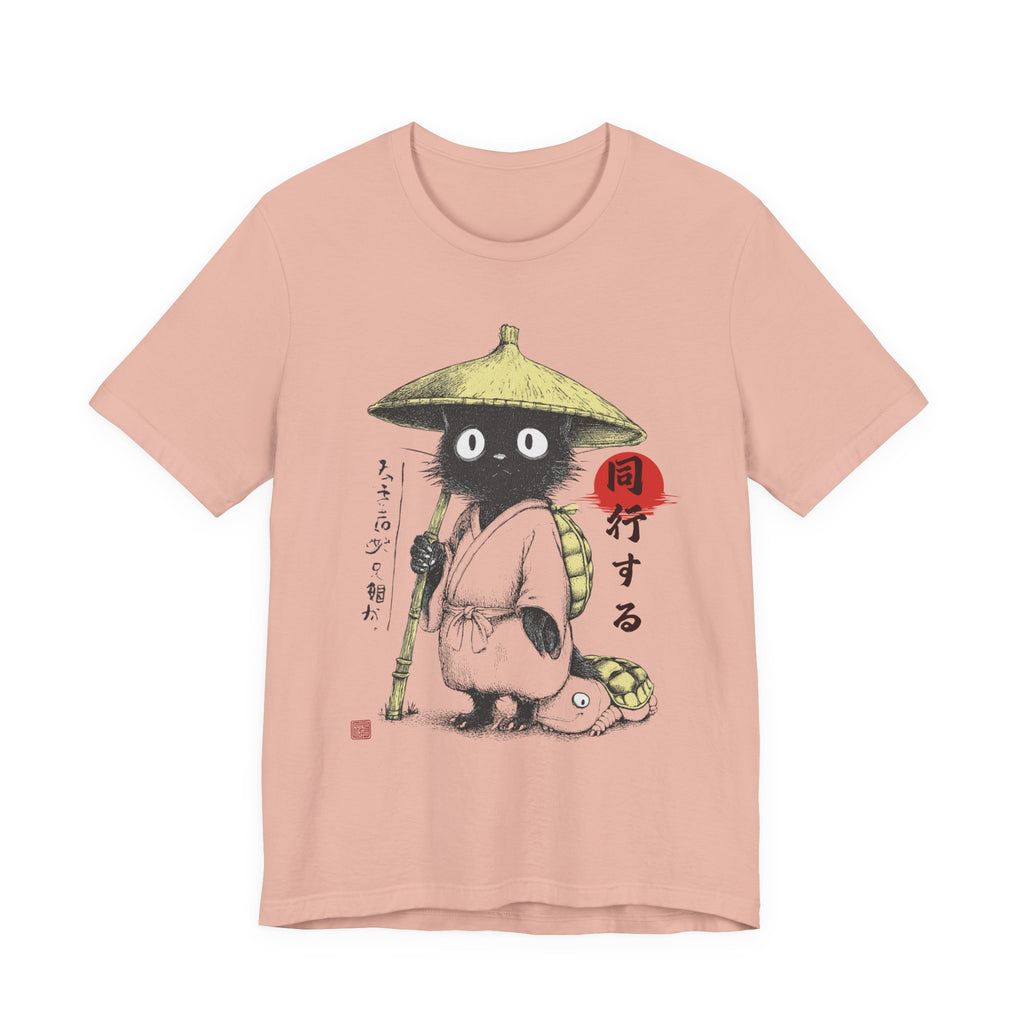 Japanese-Inspired Unisex Tee ,Love & Peace