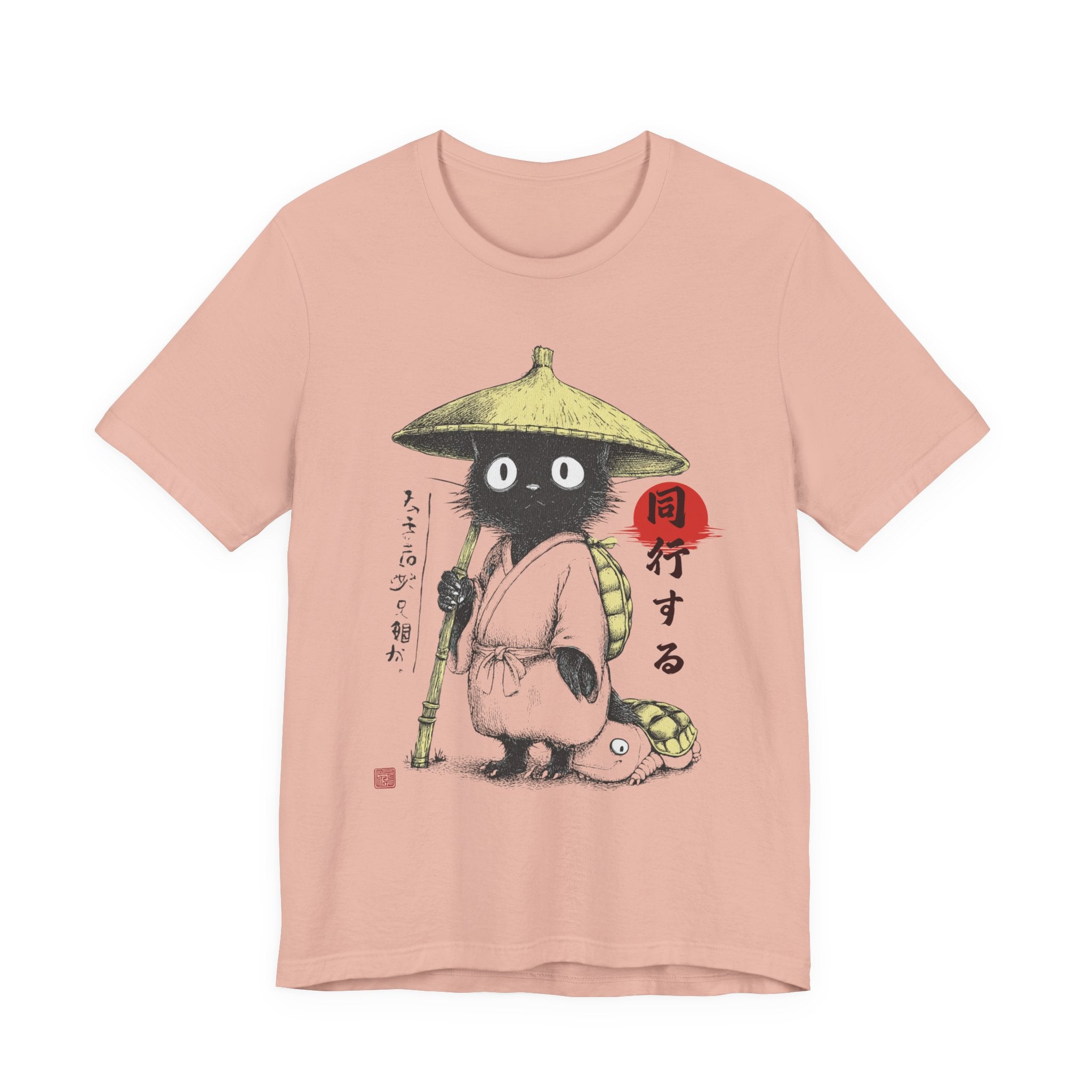 Japanese-Inspired Unisex Tee ,Love & Peace