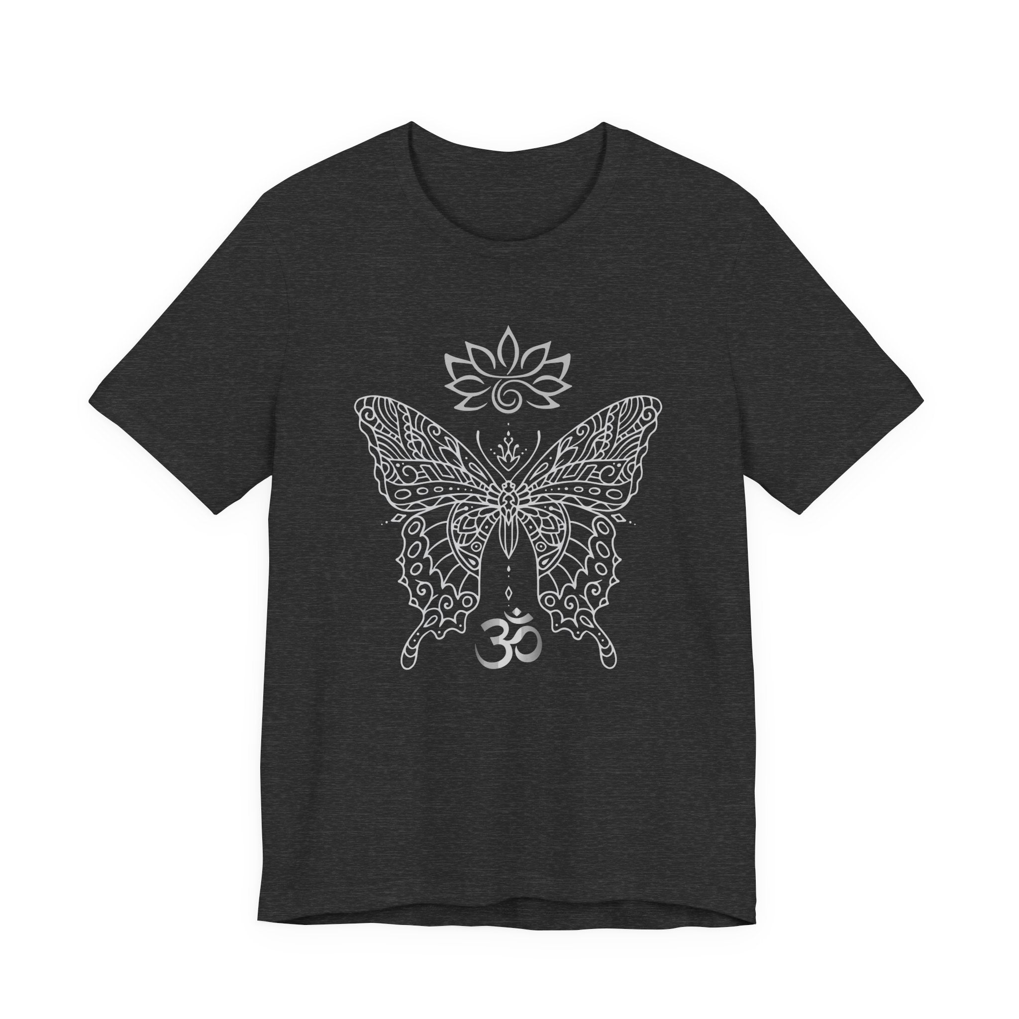 Butterfly Lotus OM Tee — Yoga Lotus Tee