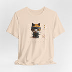 Ninja Cat Minimalist Aesthetic Tee