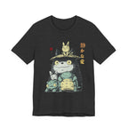 Japanese Style Cute Animal Graphic Tee with Quiet Love