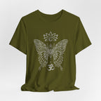 Butterfly Lotus OM Tee — Yoga Lotus Tee