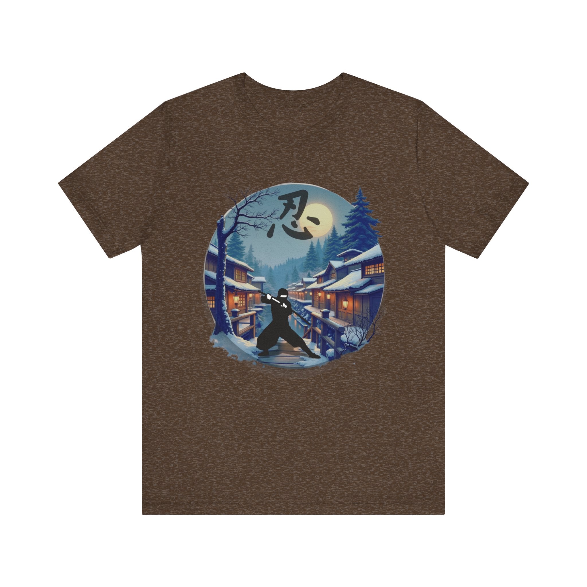 Moonlit Samurai — Japanese Streetwear Art Tee (Limited Drop)