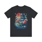 Japanese Dragon Art Unisex Tee - Vintage Style