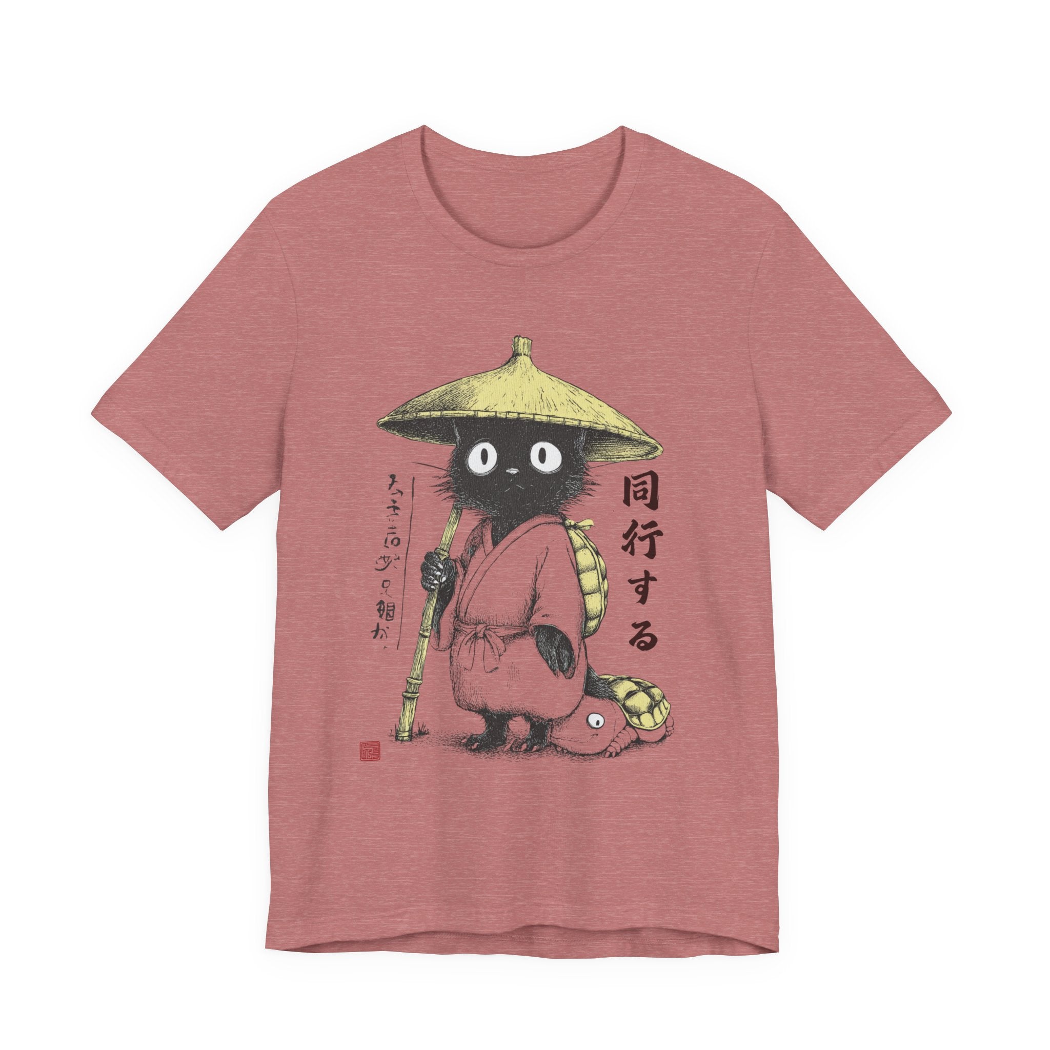 Japanese-Inspired Unisex Tee ,Love & Peace