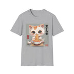 Japanese Chill Cat Eating Ramen Tee